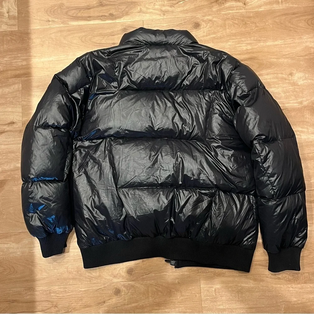 Oakley Mens Large Black Zip Up Down Puffer Jacket 2008 - Picture 8 of 9